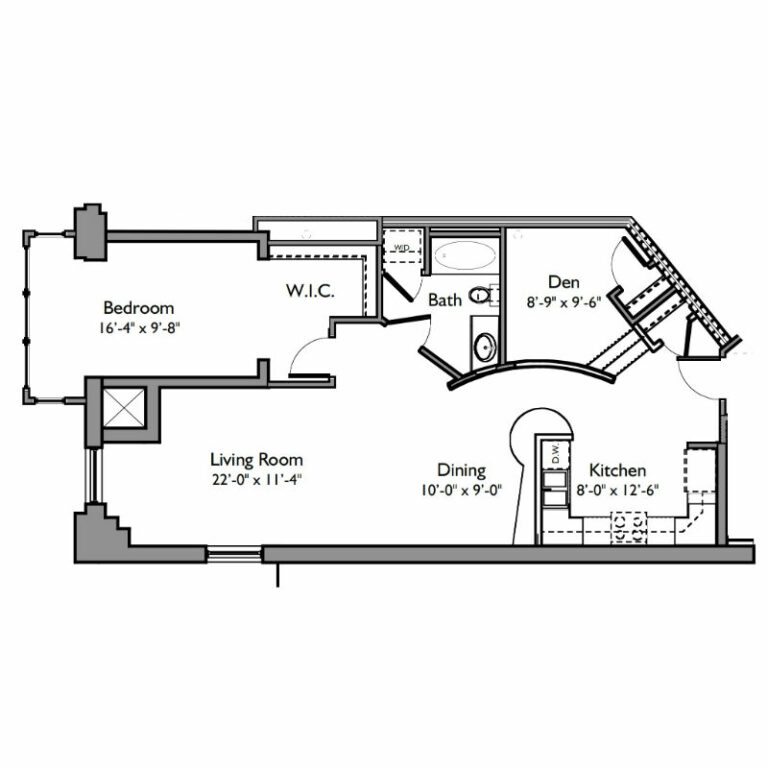 Riverview Lofts-Floor Plan 201