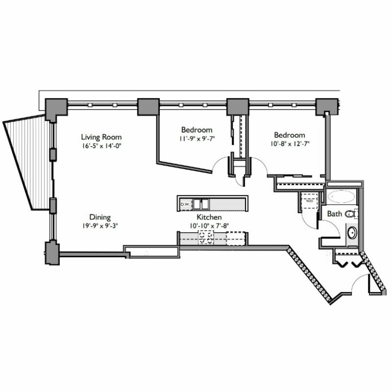 Riverview Lofts-Floor Plan 202