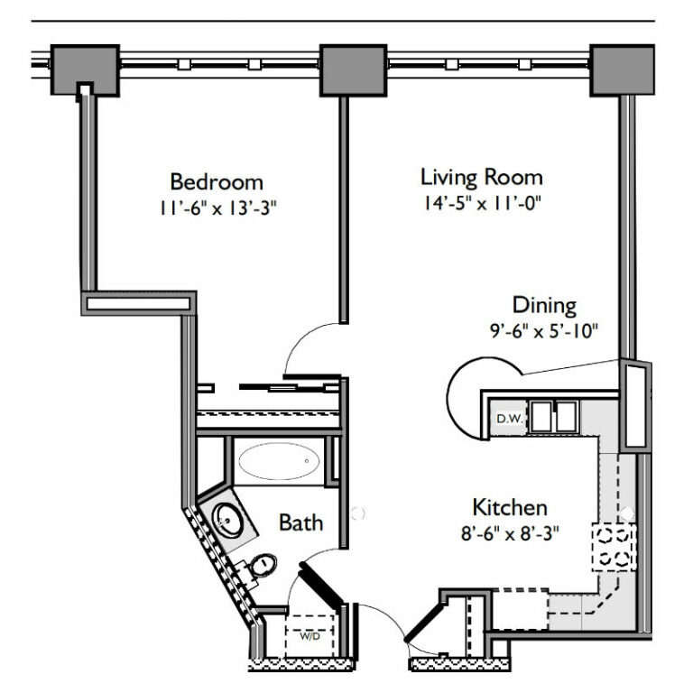 Riverview Lofts-Floor Plan 203