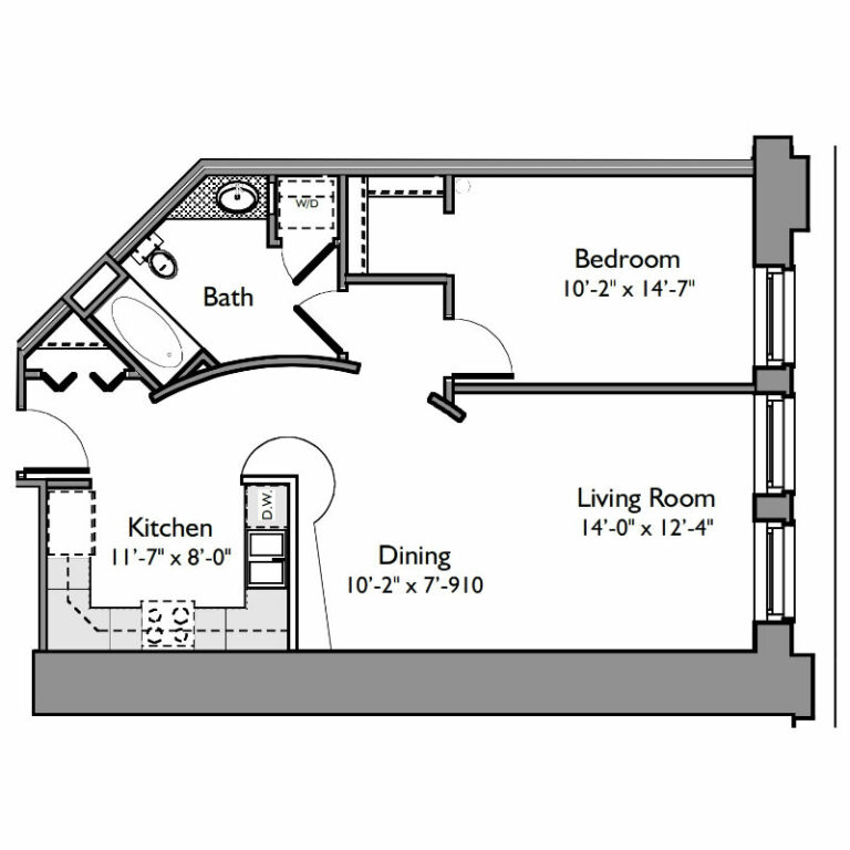 Riverview Lofts-Floor Plan 206