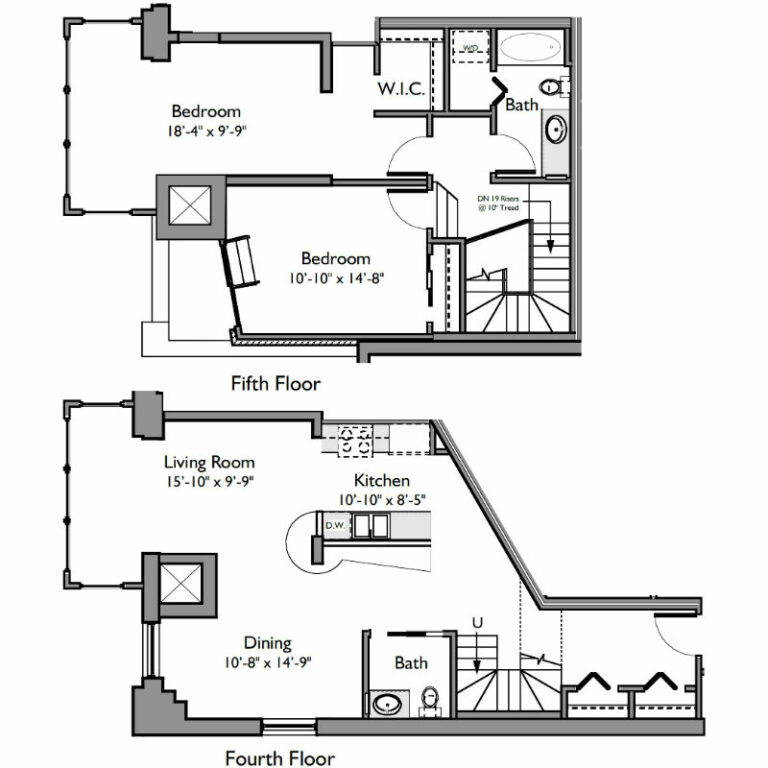 Riverview Lofts-Floor Plan 401